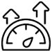 high throughput icon